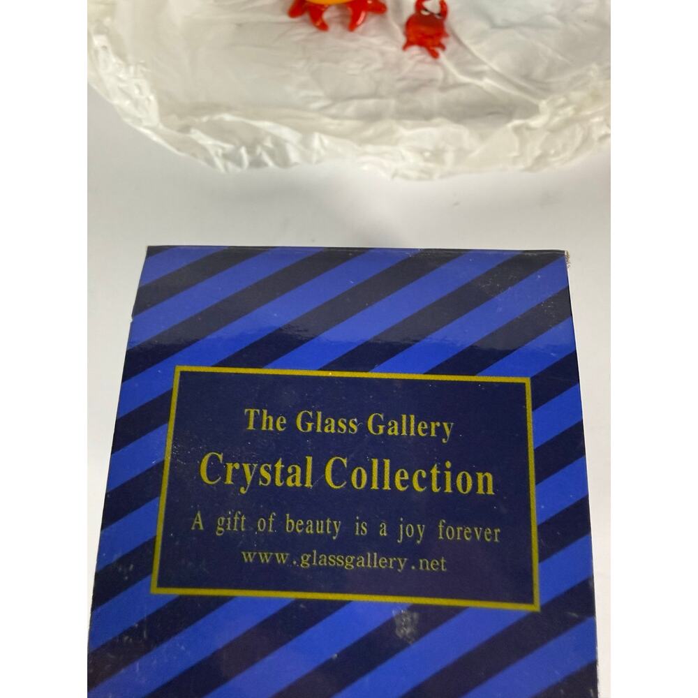 Glass Gallery Hand Blown Crystal Crabs